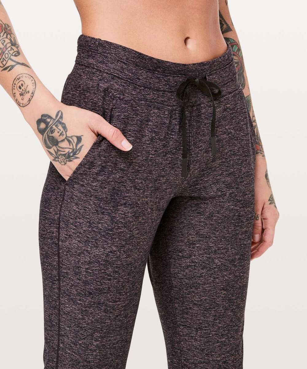 Lululemon Ready To Rulu Pant 29" Heather Spanish rose/black 12